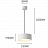Серия подвесных светодиодных светильников с круглым матовым плафоном в цилиндрическом корпусе SIGGEN белый фото 2