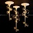 Потолочные светильники с прозрачными шарообразными плафонами разного размера на вертикальной стойке IONA LINE фото 19
