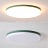 Плоский потолочный светодиодный светильник DISC HALF 38 см  Зеленый фото 20