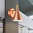 Настенный светильник в стиле постмодерн медного цвета NOTRH WALL фото 5