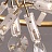 Серия светодиодных кольцевых люстр на металлическом каркасе с абажуром в виде хрустальных веток ARIANA фото 9