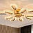 Серия потолочных светодиодных люстр с рельефными плафонами кольцевидной формы KEZIA B фото 11