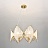 Люстра Ritz Crystall Leaf Chandelier 8 плафонов Золотой фото 8