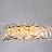 Серия дизайнерских светодиодных люстр с абажуром из перекрестных хрустальных элементов на блестящем круглом каркасе KARLENA C фото 18