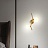 Настенный светильник с двумя стеклянными шарообразными плафонами на изогнутой стойке MATHIA WALL фото 9