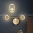 Серия настенных светодиодных светильников в виде композиции из светящихся дисков и колец ZINGY фото 15