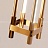 Серия подвесных светодиодных светильников с вытянутыми цилиндрическими плафонами в медных держателях SHOOT D фото 8