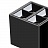 Накладной светодиодный светильник Tetra Черный 4000K фото 9