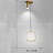 Серия подвесных светодиодных светильников со светящимися плафонами в виде геометрических фигур и дополнительным поворотным плафоном на потолочной чаше STRING фото 3