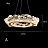 Кольцевая светодиодная люстра с ажурным плафоном из акрила MARIBEL модель А фото 2