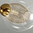 Минималистская потолочная люстра со стеклянными плафонами IGEN 12 плафонов Золотой Золотой фото 8