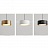 Серия подвесных светодиодных светильников с круглым матовым плафоном в цилиндрическом корпусе SIGGEN золотой фото 9