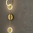 Настенный светильник в виде композиции из двух дисков и кольца с внешним и внутренним led-свечением AMBER фото 7