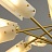 Дизайнерская люстра с оригинальными плафонами из матового стекла NEROLA 12 плафонов  фото 9