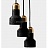 Серия подвесных светильников с фигурными плафонами из лавового камня и зеленого мрамора JAZZ STONE черный фото 6