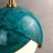 Подвесной светильник в виде стилизованного цветочного бутона с матовым стеклянным плафоном в корпусе из художественно окрашенного металла FLORIS фото 6