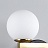 Оригинальный настенный светильник-бра со стеклянным шаром Холодный свет фото 9