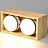 Накладной светодиодный светильник с деревянным корпусом 14W6000K фото 10