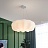 Серия светодиодных люстр c воздушным фигурным плафоном, стилизованным под белое облако ODDLY фото 20