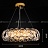 Серия дизайнерских светодиодных люстр с абажуром из перекрестных хрустальных элементов на блестящем круглом каркасе KARLENA E фото 2