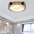 Светодиодный потолочный светильник с мраморной панелью MARMO 45 см   фото 7
