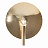 Бра Gold Round Backing Exposed Bulb Sconce фото 4