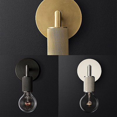 Бра RH Utilitaire Single Sconce  фото 1