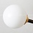 Серия потолочных люстр с шарообразными стеклянными плафонами и светодиодными кольцами на ветвистом каркасе BETINA B фото 14