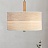 Подвесной светильник с текстильным абажуром SVEG Темное деревоAМалый (Small) фото 37