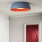 Минималистский светодиодный потолочный светильник PLICA 2 32 см  Оранжевый фото 9