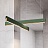 Светодиодный реечный подвесной светильник BOOK 3 Зеленый90 см   фото 17