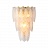 Настенный светильник в стиле постмодерн с декором из стилизованных стеклянных перьев PLUMAGE WALL 2 плафон  фото 4
