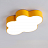 Светодиодные потолочные светильники в форме облака CLOUD Белый Большой (Large) фото 5