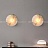 Настенный светильник с подвешенным рассеивателем из мрамора в форме диска LIOMA WALL фото 2