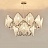 Ritz Crystall Leaf Chandelier 6 плафонов Золотой фото 4