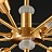 Серия потолочных люстр с рельефными плафонами округлой цилиндрической формы на лучевом каркасе HENDRICA A фото 11
