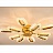Серия потолочных светодиодных люстр с рельефными плафонами кольцевидной формы KEZIA C фото 15