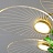 Серия светодиодных люстр с круглыми плафонами внутри прозрачных лепестков SEVERA 6 ламп фото 8
