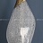 Настенный светильник со светодиодным источником света в виде стеклянной капли с фактурой водных пузырьков FAME B WALL фото 11