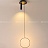 Серия подвесных светодиодных светильников со светящимися плафонами в виде геометрических фигур и дополнительным поворотным плафоном на потолочной чаше STRING фото 14