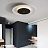 Светодиодный потолочный светильник с трансформируемым плафоном ROSWELL Черный фото 13