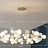 Серия кольцевых люстр с шарообразными матовыми плафонами и декоративными дисками MATISSE R 130 см   фото 10
