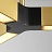Минималистская светодиодная люстра CROSS 4 плафона Черный + Золотой фото 8