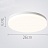 Плоский потолочный светодиодный светильник DISC HALF 38 см   Белый фото 2