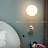Настенный светодиодный светильник Космонавт-2 B 25 см  фото 23