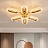 Серия потолочных светодиодных люстр с рельефными плафонами кольцевидной формы KEZIA C фото 10