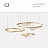 Серия кольцевых люстр с коронообразными плафонами разного диаметра HANNA B модель В 80 см   фото 8