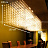 Дизайнерская светодиодная люстра с множеством точечных источников света на решетчатом каркасе кубической формы ODDRUN D 150 фото 5