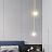 Серия подвесных светильников с шарообразными плафонами и светящимися кольцами на двух металлических стойках SKARVIK модель А золотой фото 14