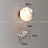 Настенный светодиодный светильник Космонавт-2 D 20 см  фото 10